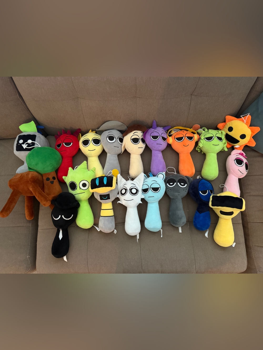 Sprunki Plush Bundle Lot – 19 Large Plush Characters